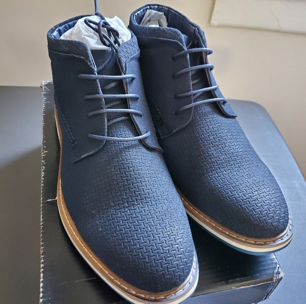 XRAY MENS CASUAL ANKLE LACE UP NAVY SNEAKERS SHOE